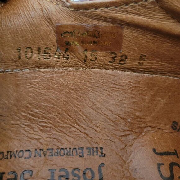 Josef Seibel Brown Leather Mary Jane Shoes Womens (Size 8US/38EU) - Picture 8 of 9